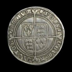 Edward VI halfcrown reverse