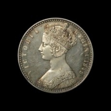 Victoria pattern florin obverse