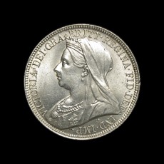 Victoria florin obverse