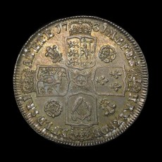 George II halfcrown reverse