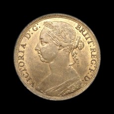 Victoria penny obverse