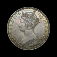 Victoria florin obverse