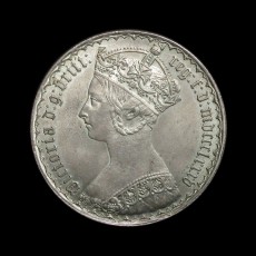 Victoria florin obverse