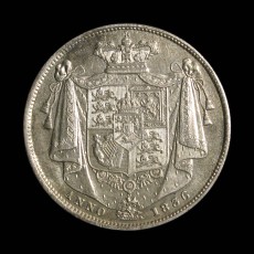 William IV halfcrown reverse