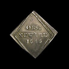 Charles I Newark sixpence reverse