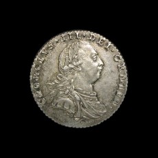George III sixpence obverse