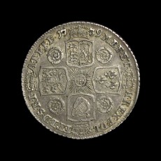 George II shilling reverse