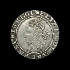 Elizabeth I sixpence obverse