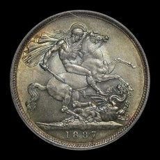 Victoria crown reverse