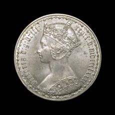 Victoria florin obverse