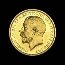 George V two pounds obverse