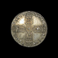 William III sixpence reverse