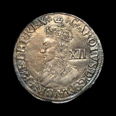 Charles I shilling obverse