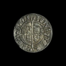 Henry VIII halfgroat reverse