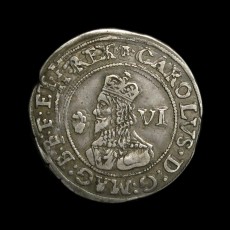 Charles I sixpence obverse