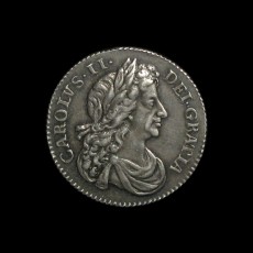 Charles II sixpence obverse
