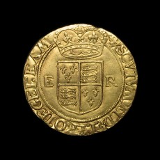 Elizabeth i half pound reverse