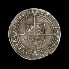 Edward VI sixpence reverse