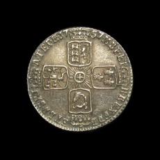 George II sixpence reverse