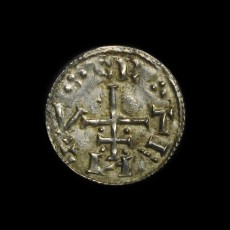 Viking Ebraice Civitas penny obverse