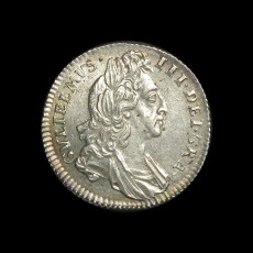 William III sixpence obverse