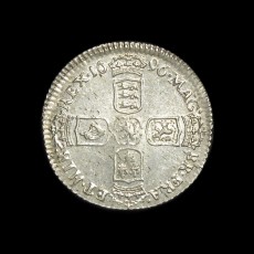 William III sixpence reverse