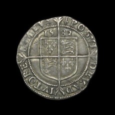 Elizabeth I sixpence reverse