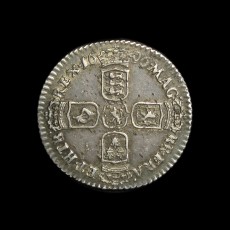 William III sixpence reverse