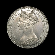 Victoria florin obverse