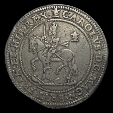 Charles I halfpound obverse