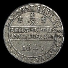 Charles I halfpound reverse