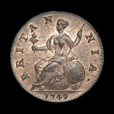 George II halfpenny reverse