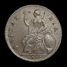 Charles II halfpenny reverse