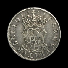 Cromwell shilling reverse