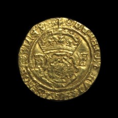 Henry VIII crown of the double rose obverse