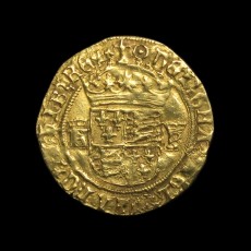 Henry VIII crown of the double rose reverse