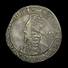 Charles I twelve shillings obverse