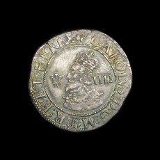 Charles I groat obverse