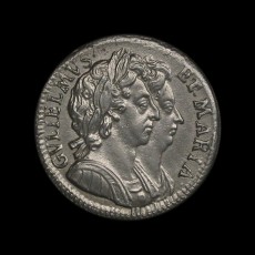 William & Mary farthing obverse