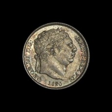 George III sixpence obverse