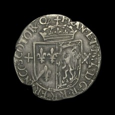 Francis and Mary testoon obverse