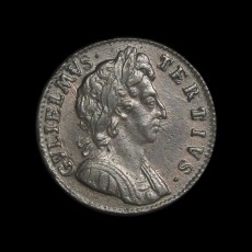 William III farthing obverse