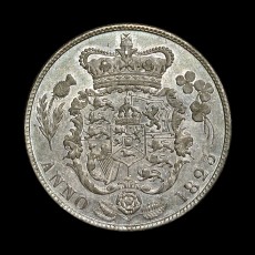 1823 halfcrown reverse