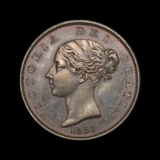 Victoria Halfpenny Obverse