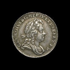 George I sixpence obverse