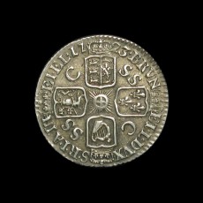 George I sixpence reverse