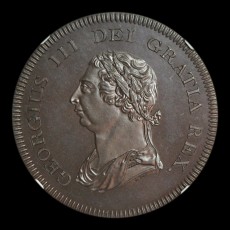 George III bank token obverse