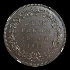 George III bank token reverse