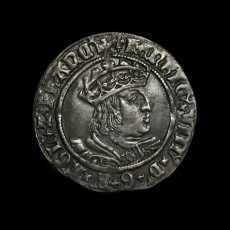 Henry VIII groat obverse