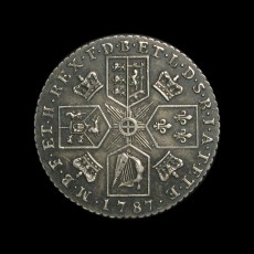 George III shilling reverse